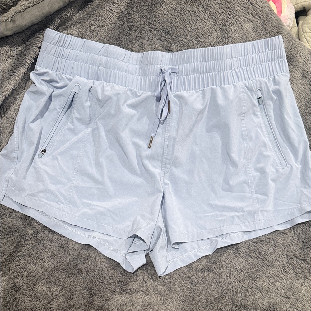 All in Motion Light Blue Athletic Shorts